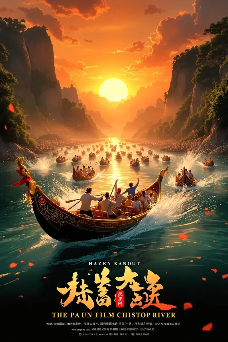 龙舟破浪（龙舟破浪）影片海报，国产大片体育电影，2026 年上映
