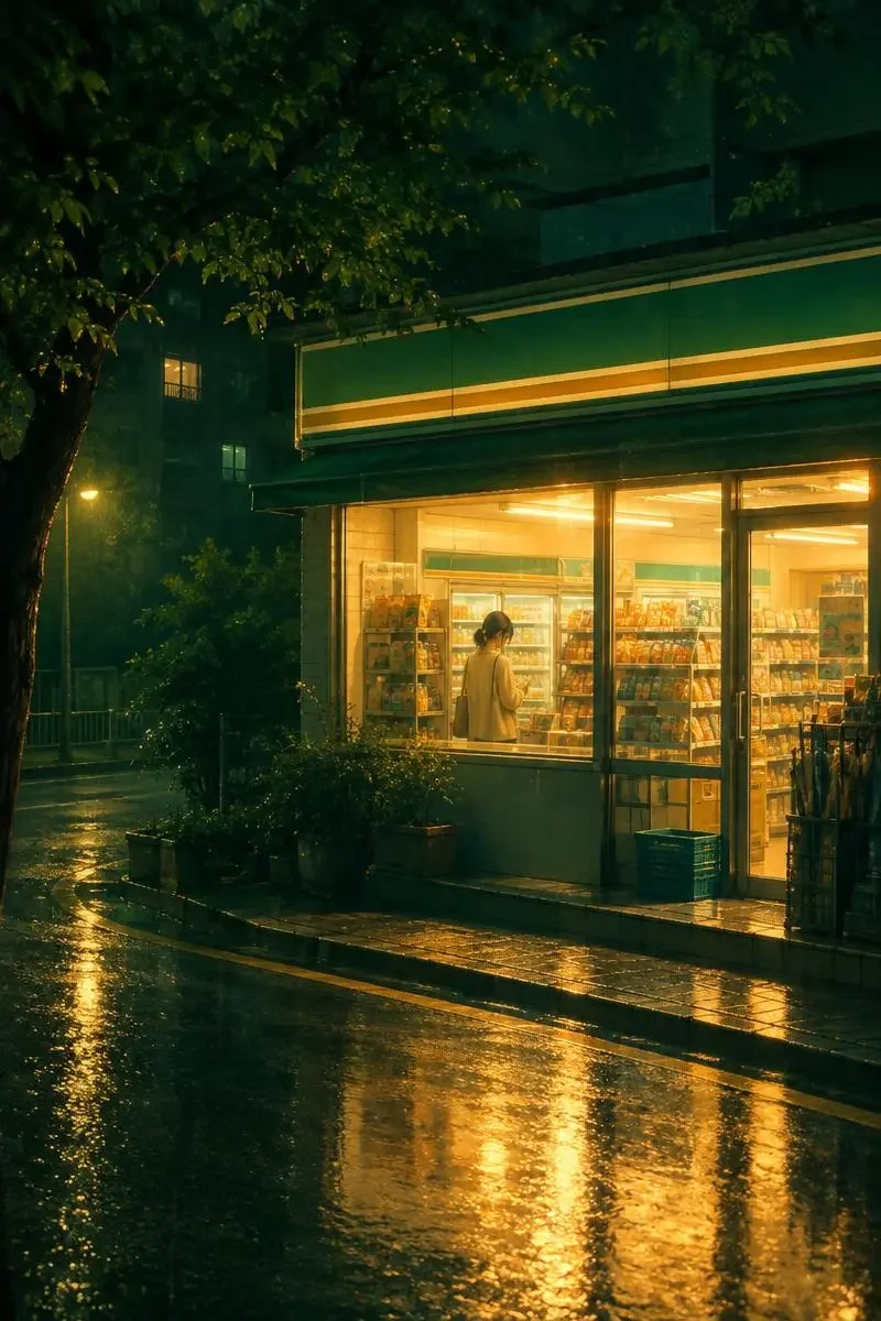 便利店的三千个夜晚（편의점의 삼천 밤）影片海报，日韩大片生活、群像题材，2026 年上映