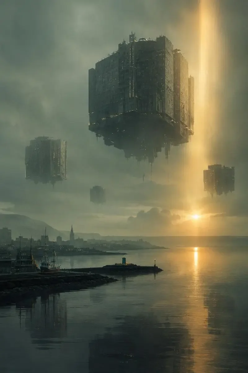 失重城市 - 毛骗电影官网 失重城市(Weightless City)影片海报,欧美大片科幻、悬疑题材,2026 年上映