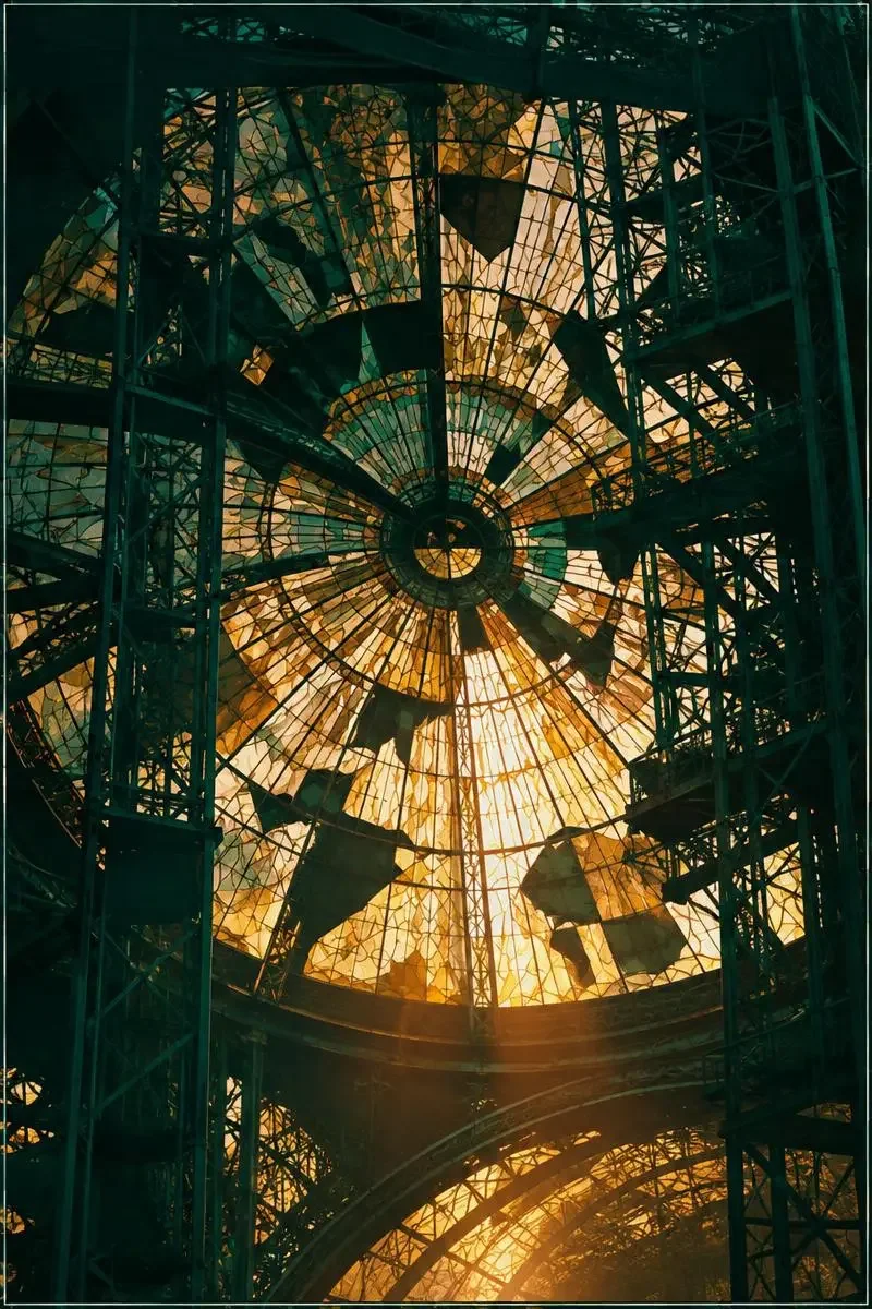 玻璃屋顶下（Under the Glass Roof）影片海报，欧美大片剧情电影，2026 年上映